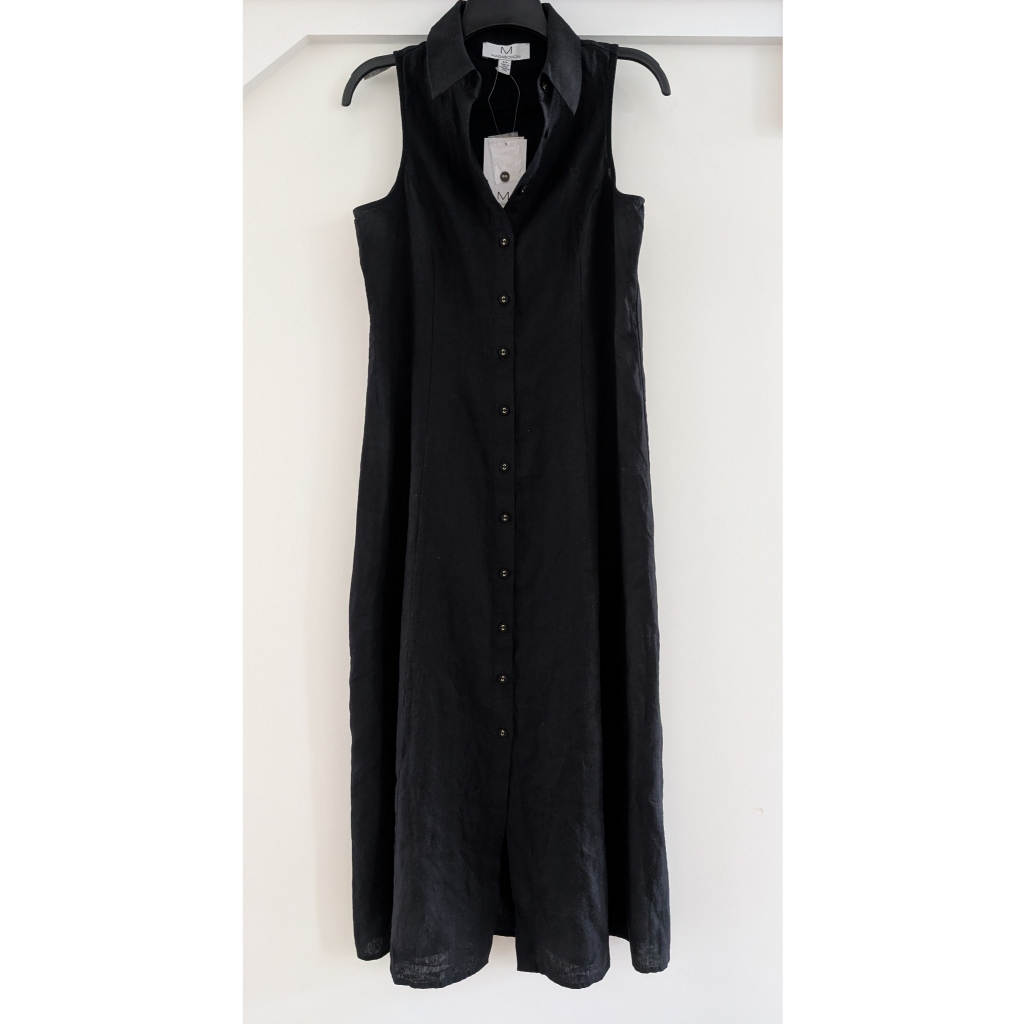 magaschoni linen dress Women's Size 10 Green – Off The Rack Other items (household) are available for pick up only. 100% Linen Magaschoni Dress size